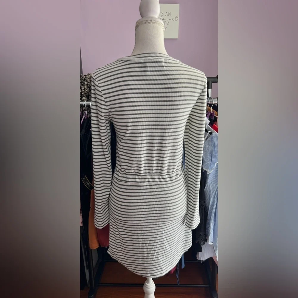 Mink Pink Stripe Drawstring Dress XS - Picture 4 of 6